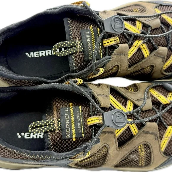 Merrell Men's Speed Strike Leather Sieve Water Shoe Earth - J135165 - Picture 2 of 8
